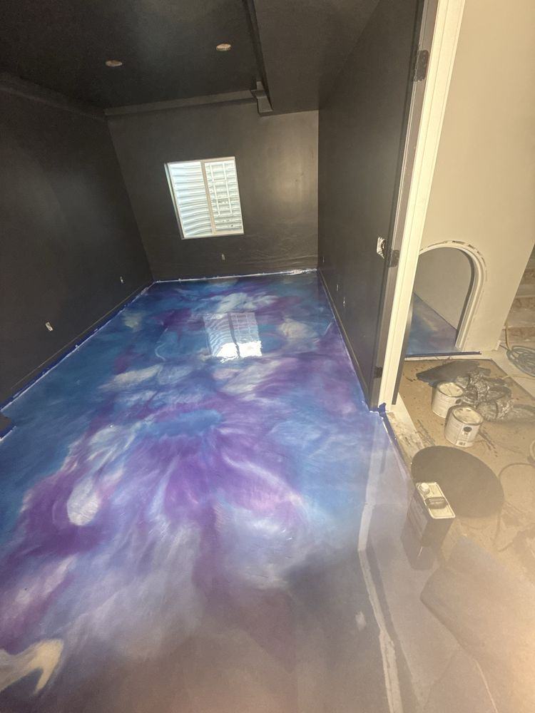 Metallic & Decorative Epoxy in Wasatch Front